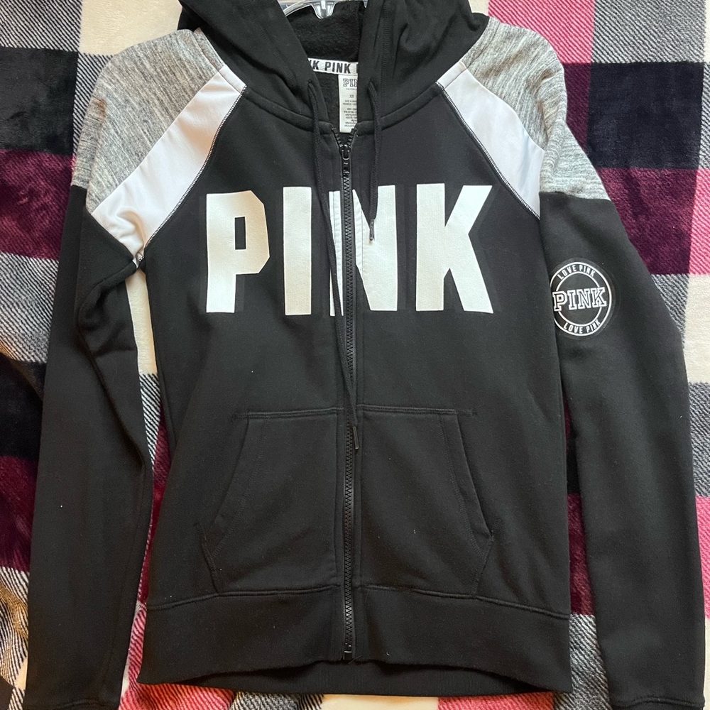 PINK Victoria secret full zip hoodie